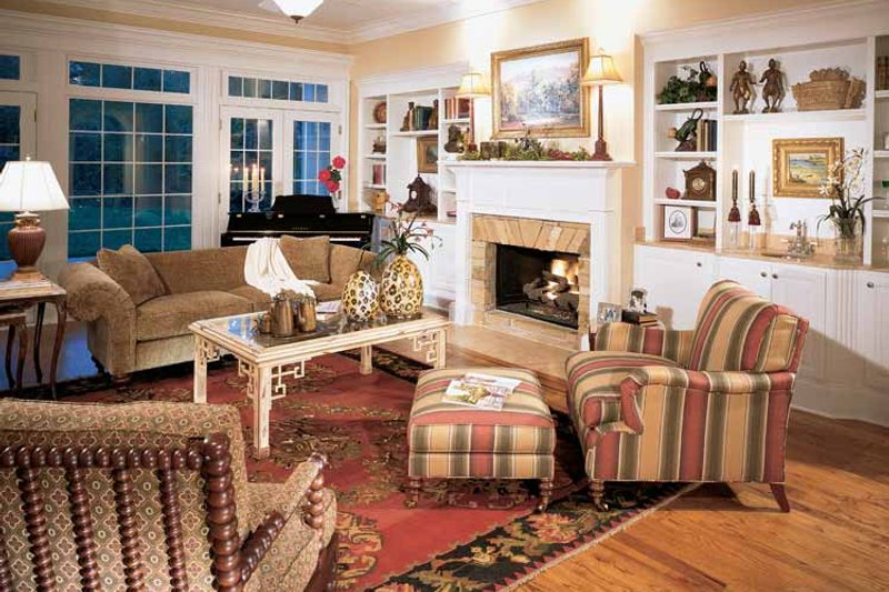 Architectural House Design - Interior - Family Room for Classical House Plan #429-85 - 4 bed, 3.5 bath