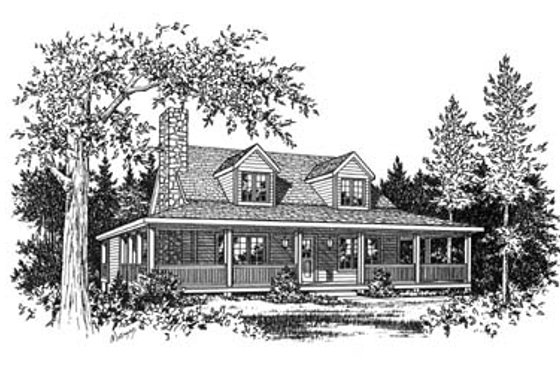 Photo 1 for Country House Plan #22-221 - 3 bed, 2 bath