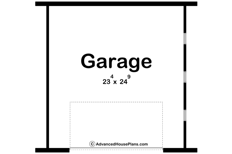 Dream House Plan - Floor Plan - Main Floor for Beach House Plan #455-753, 0 bath