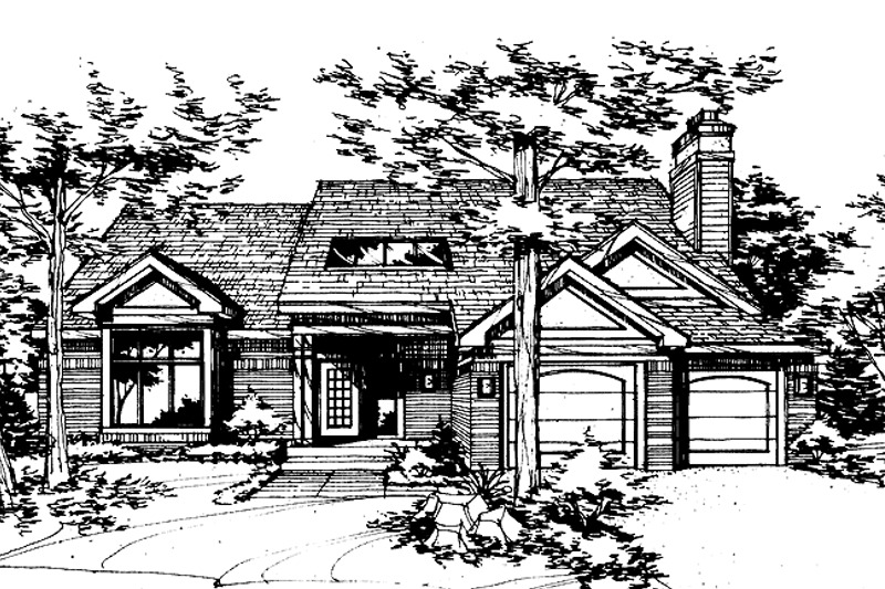 Dream House Plan - Country Exterior - Front Elevation Plan #320-563