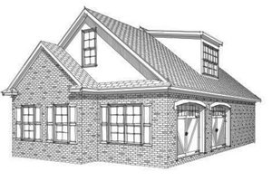 Traditional Exterior - Front Elevation Plan #63-339