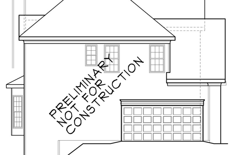 Home Plan - Exterior - Other Elevation 1 for Traditional House Plan #927-230 - 5 bed, 3 bath
