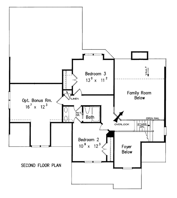 House Plan Design - Country Floor Plan - Upper Floor Plan #927-568