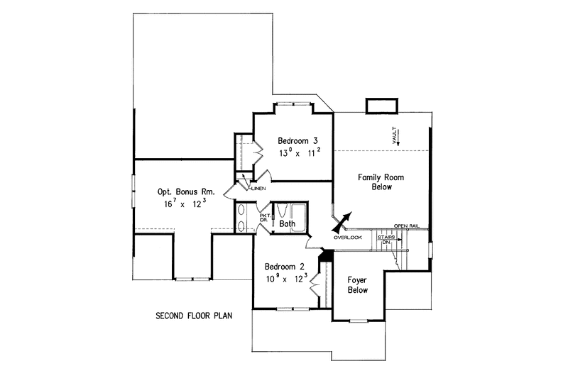 Home Plan - Floor Plan - Upper Floor for Country House Plan #927-568 - 3 bed, 2.5 bath