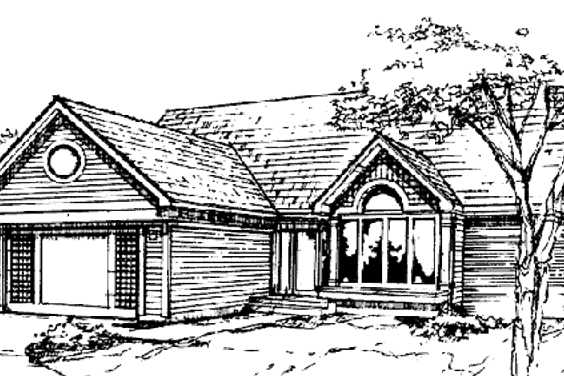 Home Plan - Exterior - Other Elevation for Country House Plan #320-356 - 3 bed, 2 bath