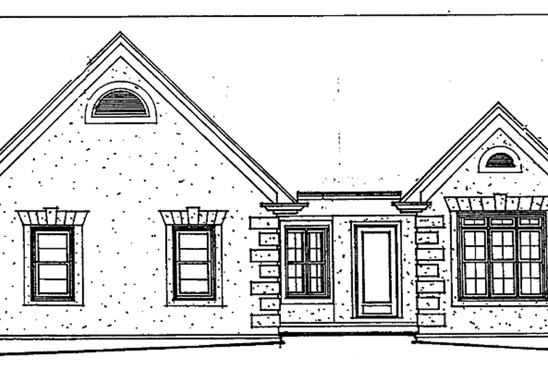 Architectural House Design - Colonial Exterior - Front Elevation Plan #30-331