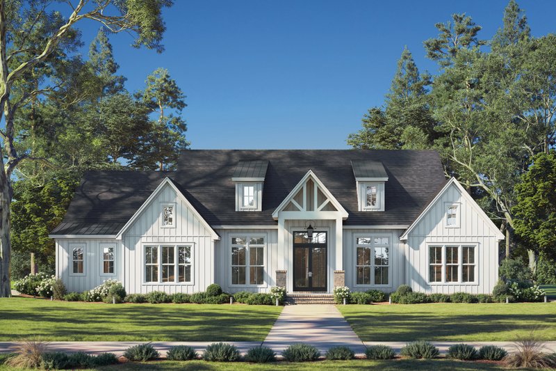 Dream House Plan - Exterior - Front Elevation 10 for Farmhouse House Plan #430-408 - 3 bed, 3.5 bath