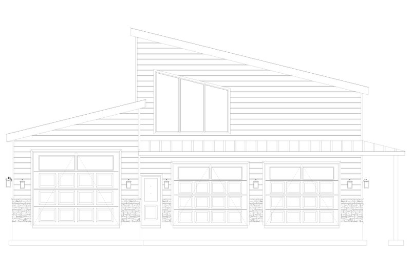 Home Plan - Exterior - Front Elevation 5 for Modern House Plan #1060-502 - 3 bed, 3.5 bath