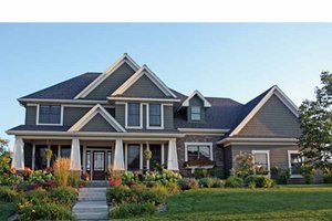 Home Plan - Country Exterior - Front Elevation Plan #51-1119