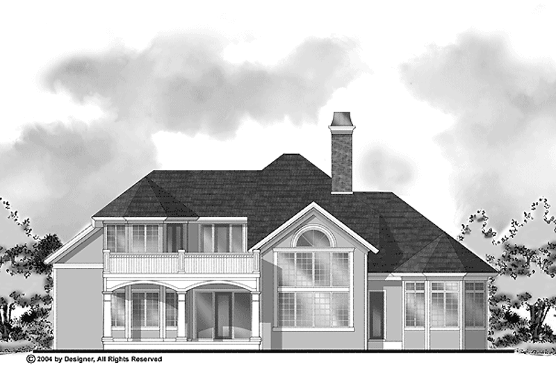 Dream House Plan - Exterior - Rear Elevation 1 for Country House Plan #930-298 - 3 bed, 3.5 bath
