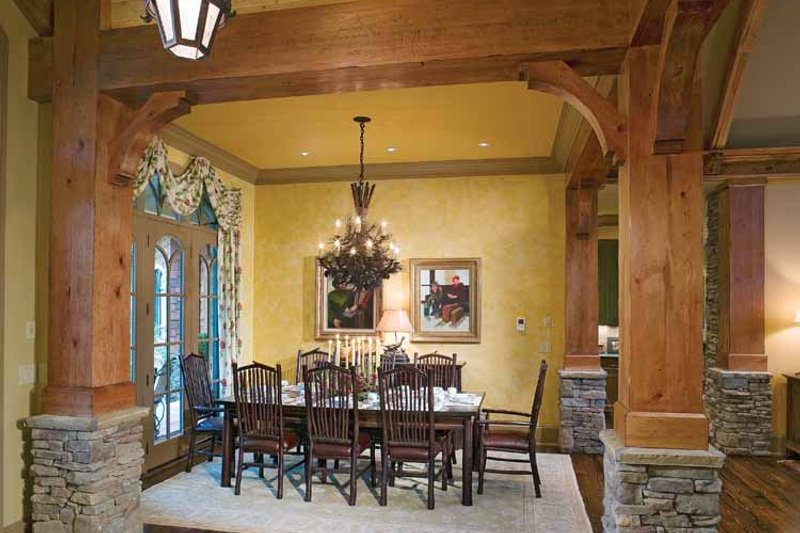 Architectural House Design - Interior - Dining Room 1 for Craftsman House Plan #54-245 - 3 bed, 2.5 bath