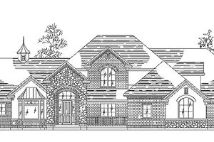 Dream House Plan - Exterior - Front Elevation for Country House Plan #945-61 - 6 bed, 4.5 bath