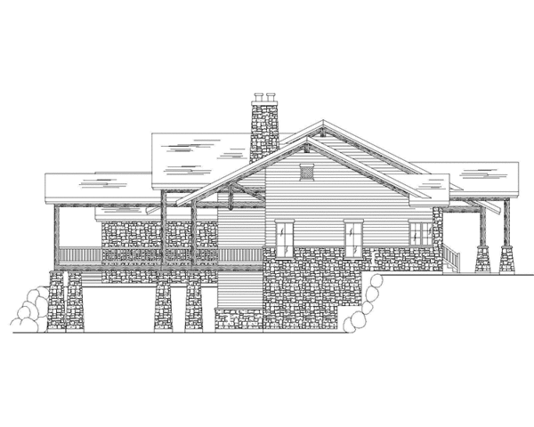 Architectural House Design - Craftsman Floor Plan - Other Floor Plan #945-127