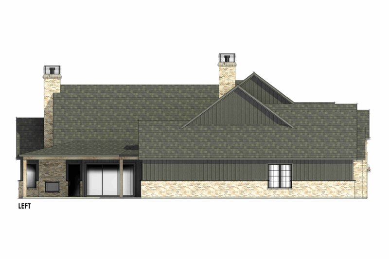 Architectural House Design - Exterior - Other Elevation for Cottage House Plan #1096-14 - 4 bed, 4.5 bath