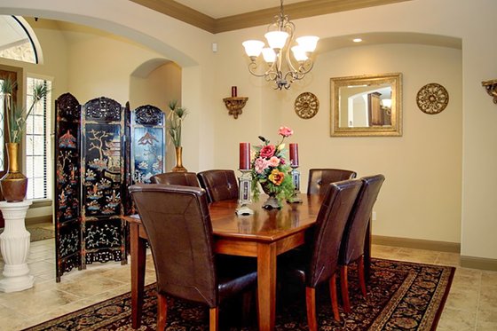 Interior - Dining Room for European House Plan #80-160 - 4 bed, 4 bath