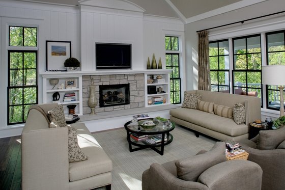 Interior - Family Room for European House Plan #901-1 - 4 bed, 3.5 bath