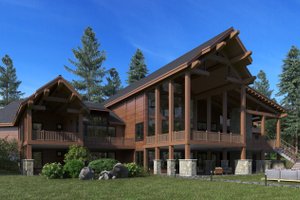 Exterior - Other Elevation 1 for Classical House Plan #1066-86 - 5 bed, 7.5 bath