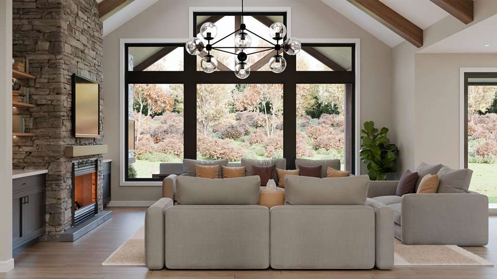 Interior - Family Room for Farmhouse House Plan #1089-64 - 4 bed, 4 bath