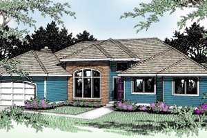 Traditional Exterior - Front Elevation Plan #89-101