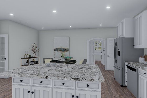 Interior - Kitchen 2 for Cottage House Plan #1060-64 - 2 bed, 2 bath