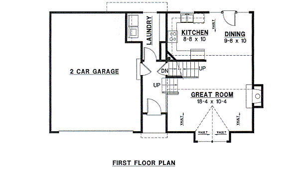 Traditional Floor Plan - Main Floor Plan #67-121