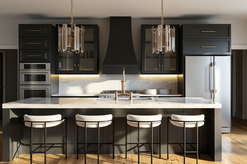 Architectural House Design - Interior - Kitchen 1 for Contemporary House Plan #1064-491 - 2 bed, 2 bath