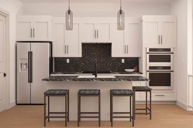 Home Plan - Interior - Kitchen for Farmhouse House Plan #455-773 - 4 bed, 4 bath