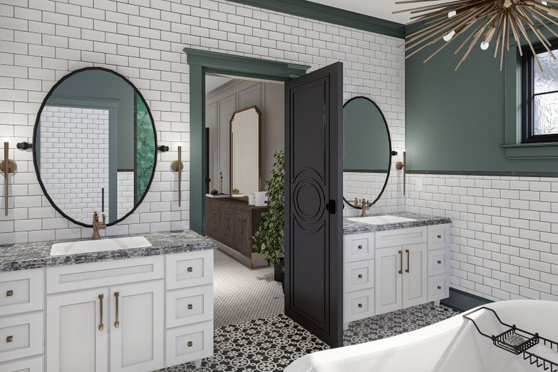 Home Plan - Interior - Master Bathroom for Modern House Plan #455-638 - 3 bed, 2.5 bath