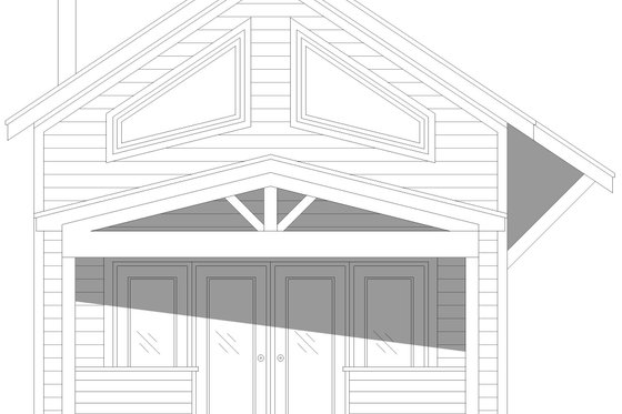 Exterior - Front Elevation 3 for Contemporary House Plan #932-1126 - 1 bed, 1 bath