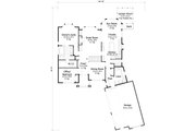 European Style House Plan - 4 Beds 2.5 Baths 3772 Sq/Ft Plan #51-480 