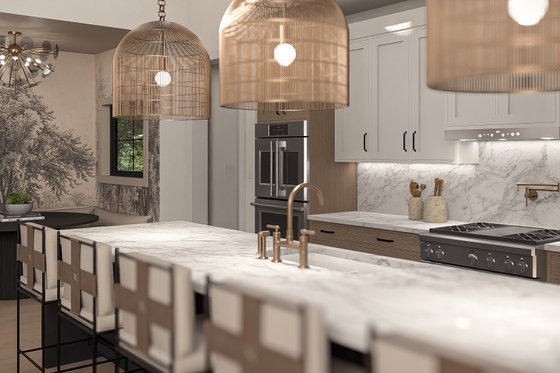 Interior - Kitchen 1 for Barndominium House Plan #455-723 - 5 bed, 4 bath