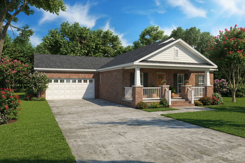 Dream House Plan - Craftsman Exterior - Front Elevation Plan #17-2751