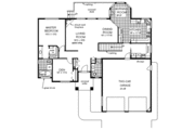 European Style House Plan - 2 Beds 1.5 Baths 1565 Sq/Ft Plan #18-172 