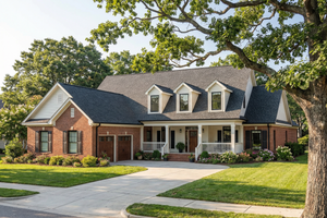 Country Exterior - Front Elevation Plan #17-287