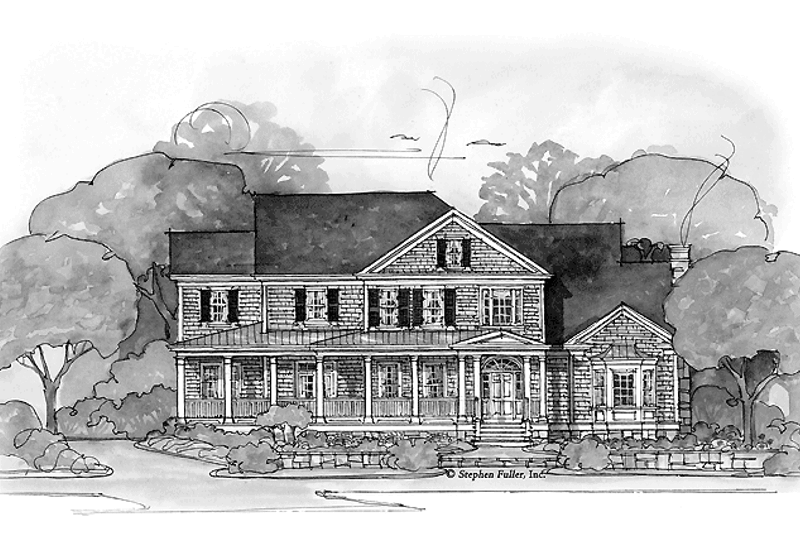 House Design - Colonial Exterior - Front Elevation Plan #429-288