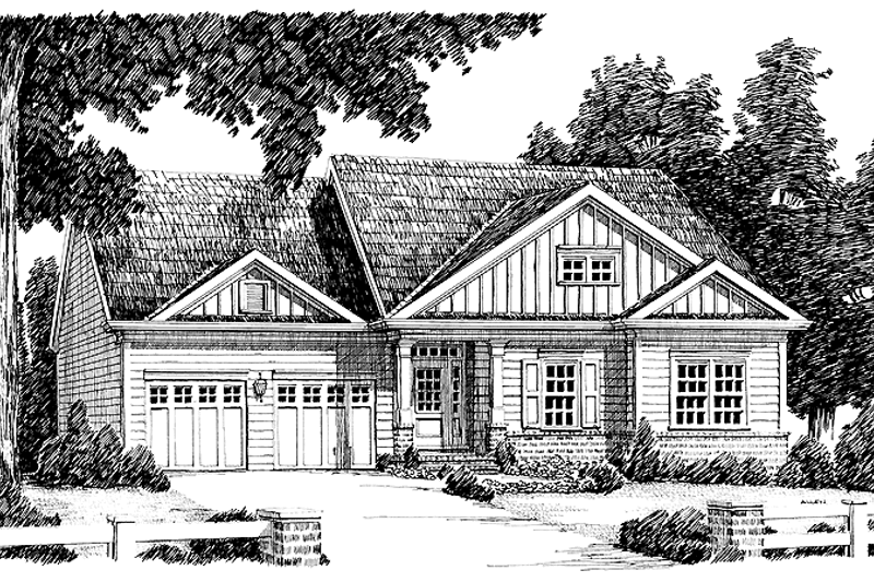 House Plan Design - Craftsman Exterior - Front Elevation Plan #927-635