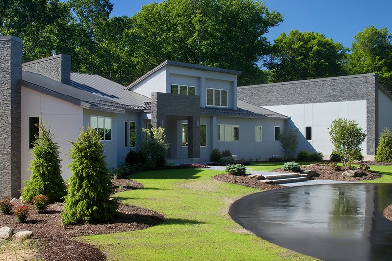 Architectural House Design - Contemporary Exterior - Front Elevation Plan #928-255