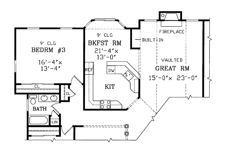 Home Plan - Floor Plan - Other Floor for European House Plan #314-227 - 3 bed, 2 bath