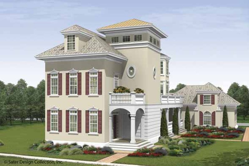 Dream House Plan - Southern Exterior - Front Elevation Plan #930-407