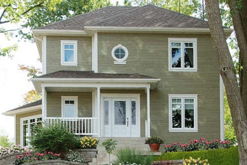 Architectural House Design - Traditional Exterior - Front Elevation Plan #23-340