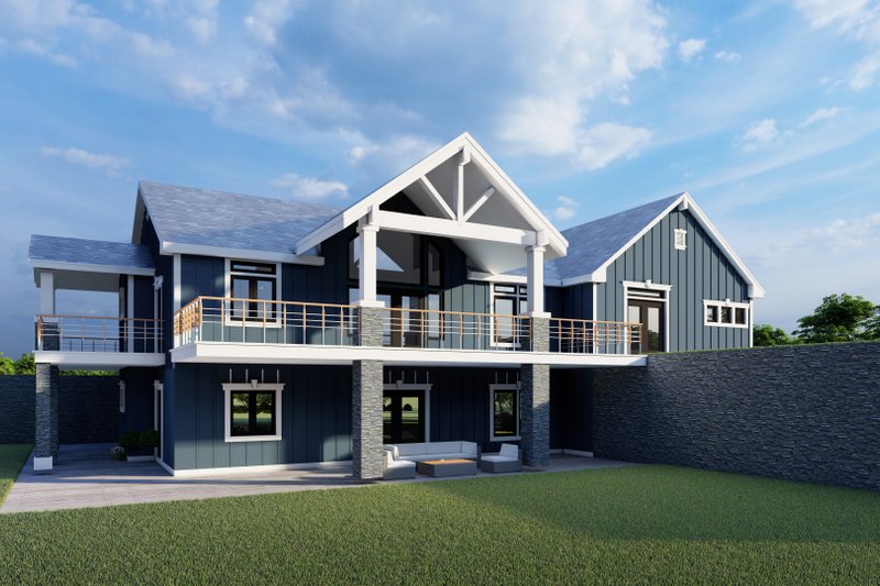 Dream House Plan - Exterior - Other Elevation for Craftsman House Plan #112-210 - 3 bed, 2.5 bath