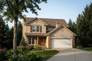 Traditional Exterior - Front Elevation Plan #22-425