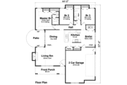 Cottage Style House Plan - 3 Beds 2 Baths 1573 Sq/Ft Plan #312-736 