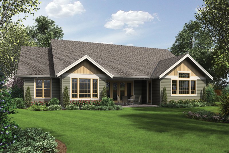 Craftsman Style House Plan - 3 Beds 2.5 Baths 2368 Sq/Ft Plan #48-897 ...