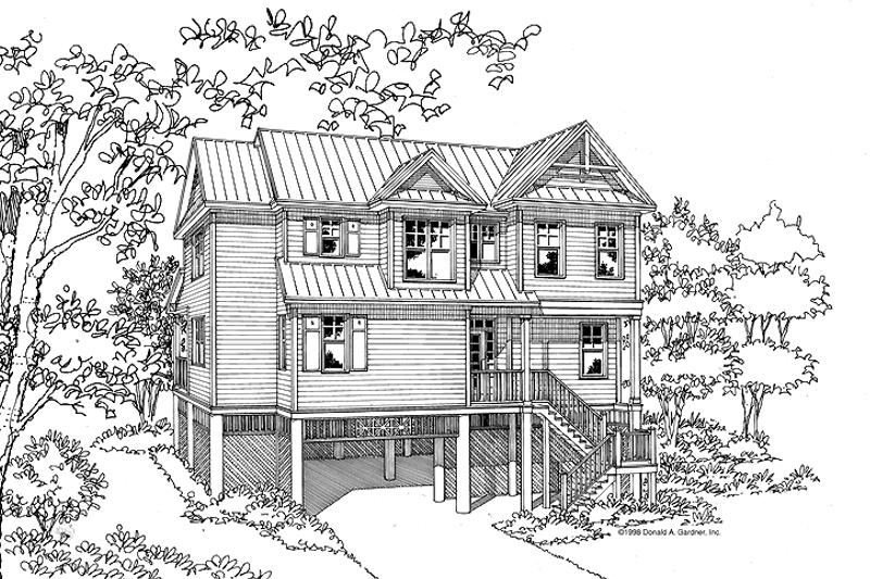 Home Plan - Exterior - Front Elevation 3 for Craftsman House Plan #929-419 - 3 bed, 3 bath