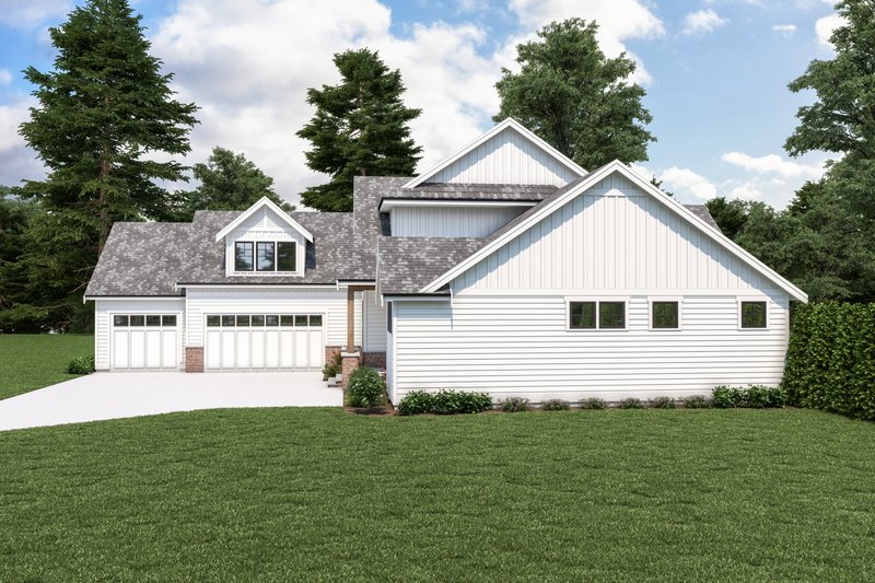Dream House Plan - Exterior - Other Elevation for Farmhouse House Plan #1070-119 - 4 bed, 2.5 bath