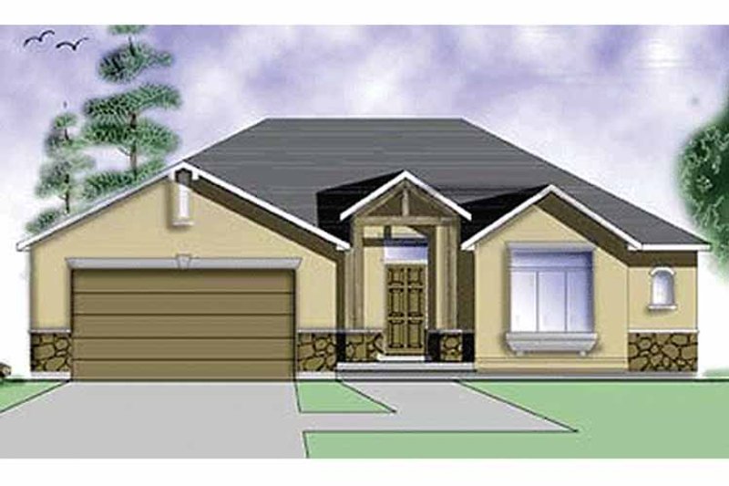 Home Plan - Exterior - Front Elevation 3 for Craftsman House Plan #945-5 - 2 bed, 2 bath