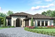 Mediterranean Style House Plan - 2 Beds 2 Baths 1281 Sq/Ft Plan #930-378 