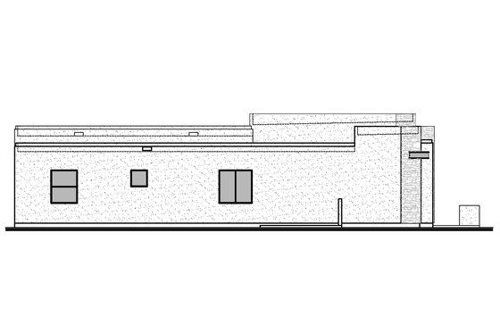 Exterior - Other Elevation 1 for Adobe / Southwestern House Plan #1073-26 - 4 bed, 4.5 bath