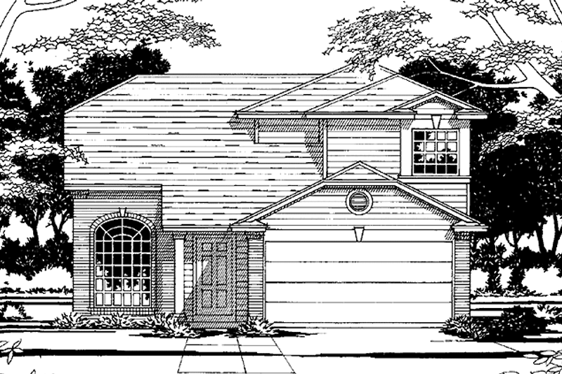Dream House Plan - Traditional Exterior - Front Elevation Plan #472-417